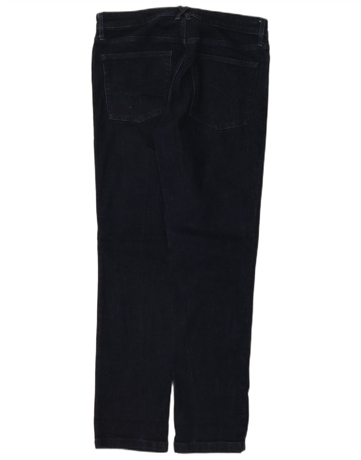 Jeans dritti da donna White Stuff UK 12 Medio W32 L30 Cotone blu navy