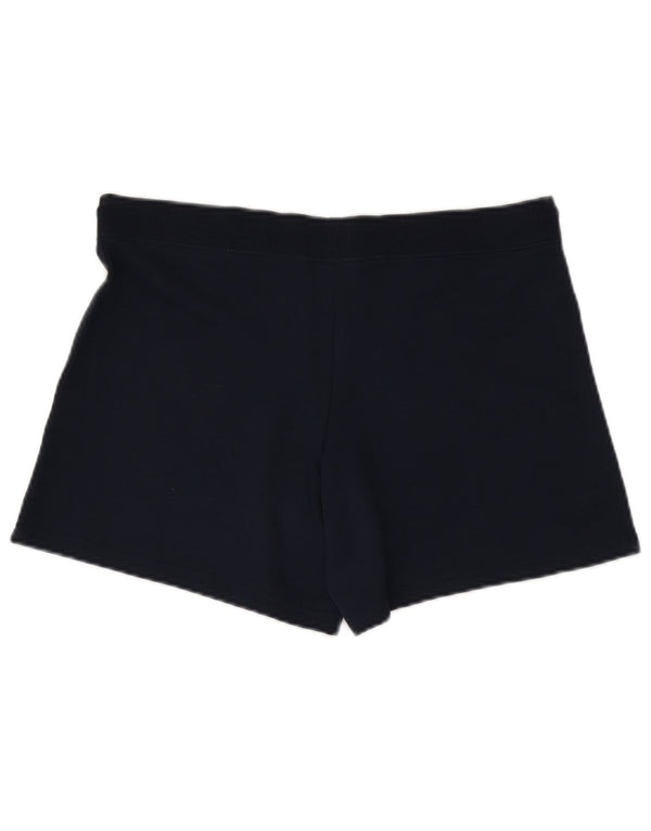 Pantaloncini sportivi Reebok da donna UK 12 medio blu navy cotone