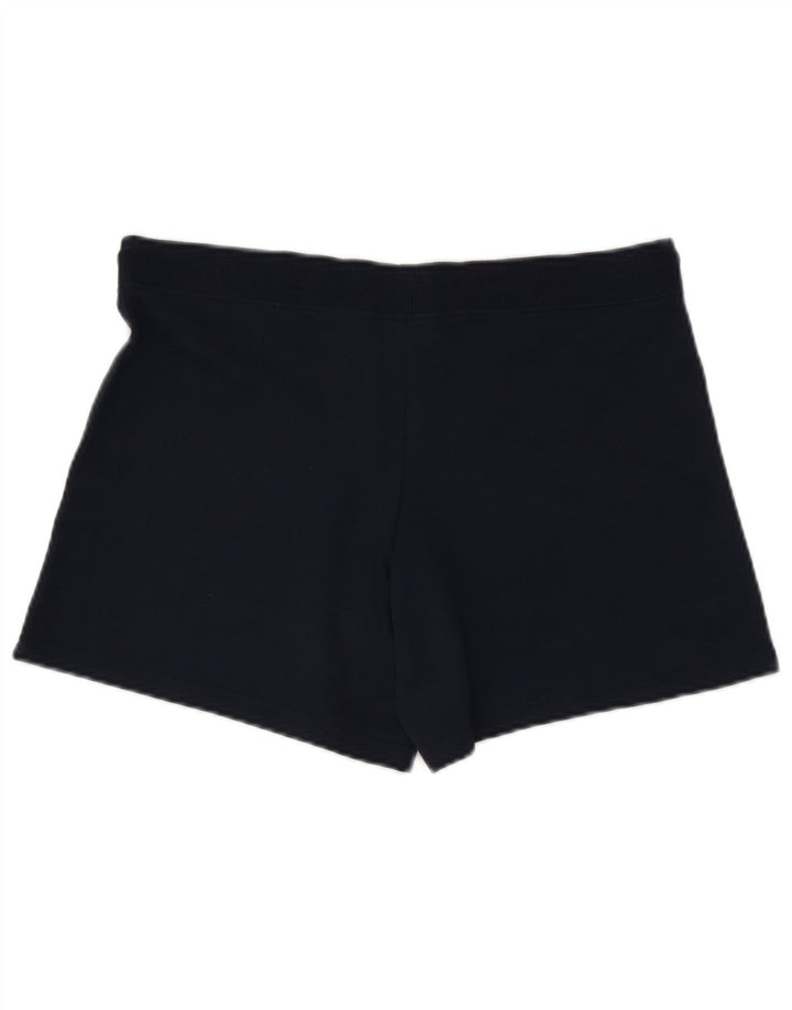 Pantaloncini sportivi Reebok da donna UK 12 medio blu navy cotone