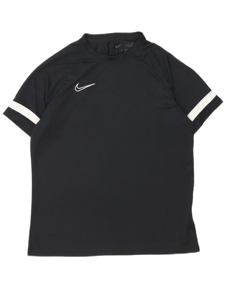 T-shirt Nike Dri Fit da uomo XL nera a blocchi di colore