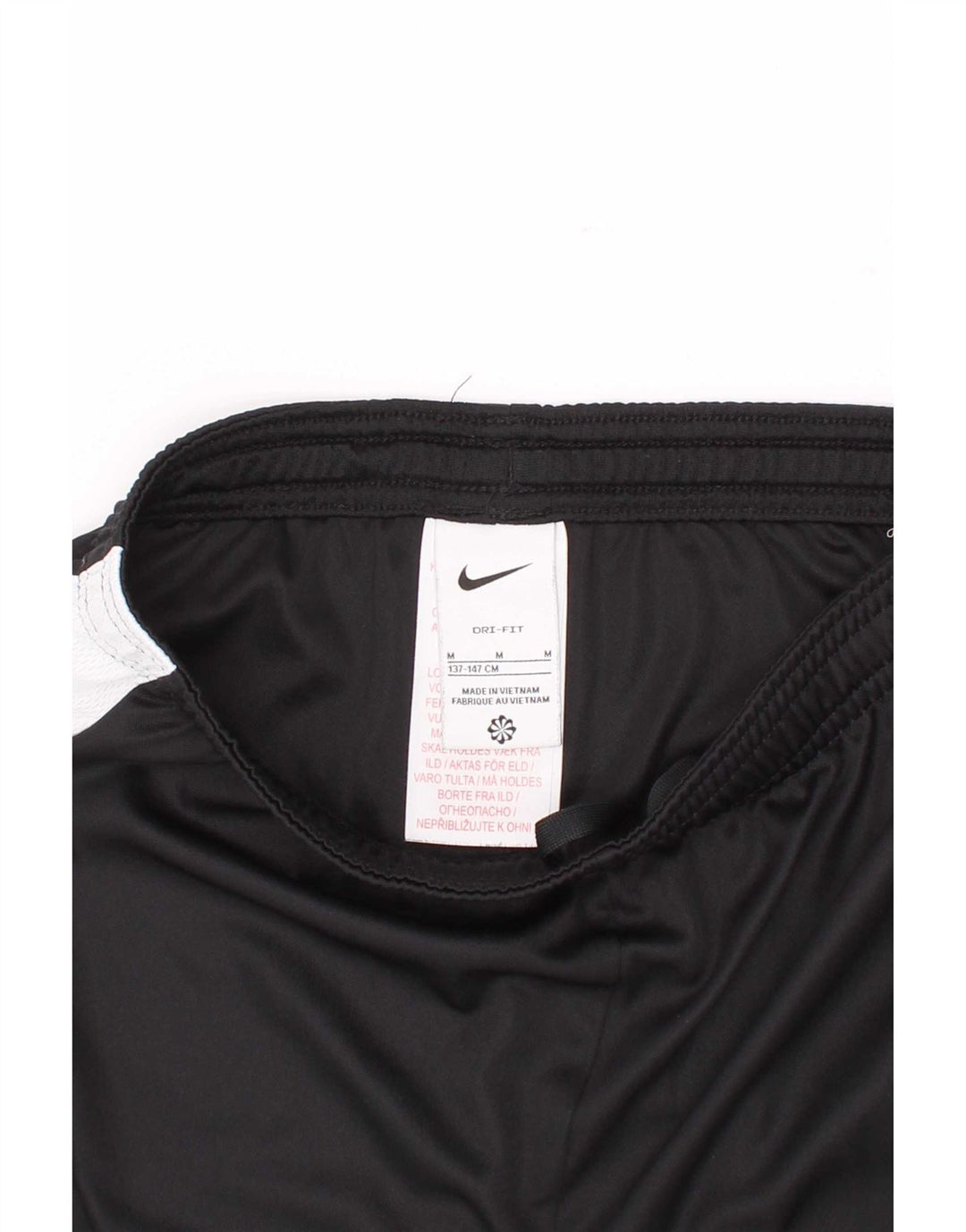 Pantaloncini sportivi Nike da ragazzo Dri Fit 10-11 anni medio poliestere nero