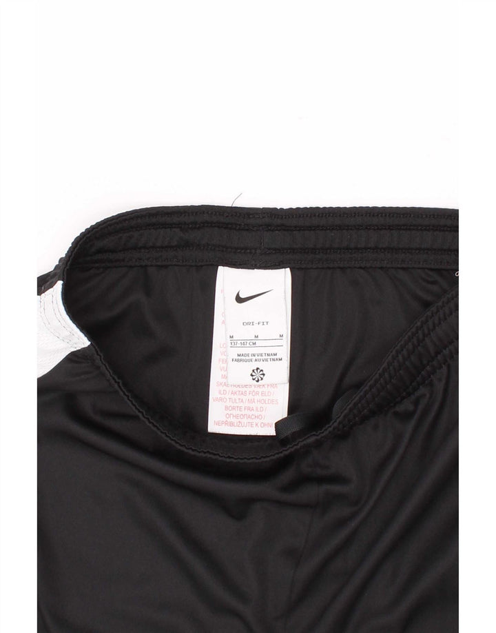 Pantaloncini sportivi Nike da ragazzo Dri Fit 10-11 anni medio poliestere nero