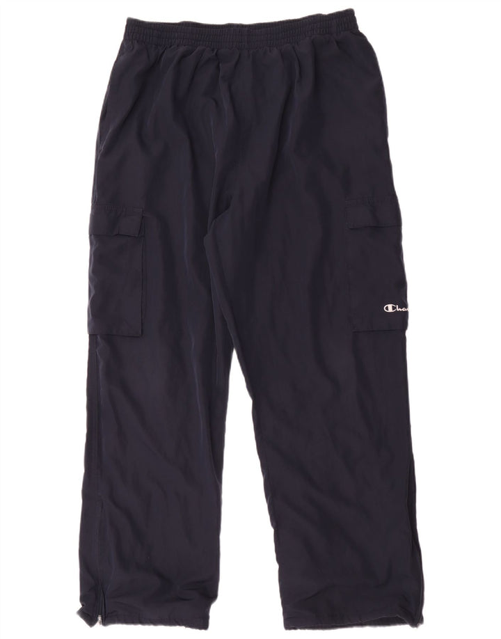 Pantaloni cargo da uomo Champion Windbreaker Large Blu Navy