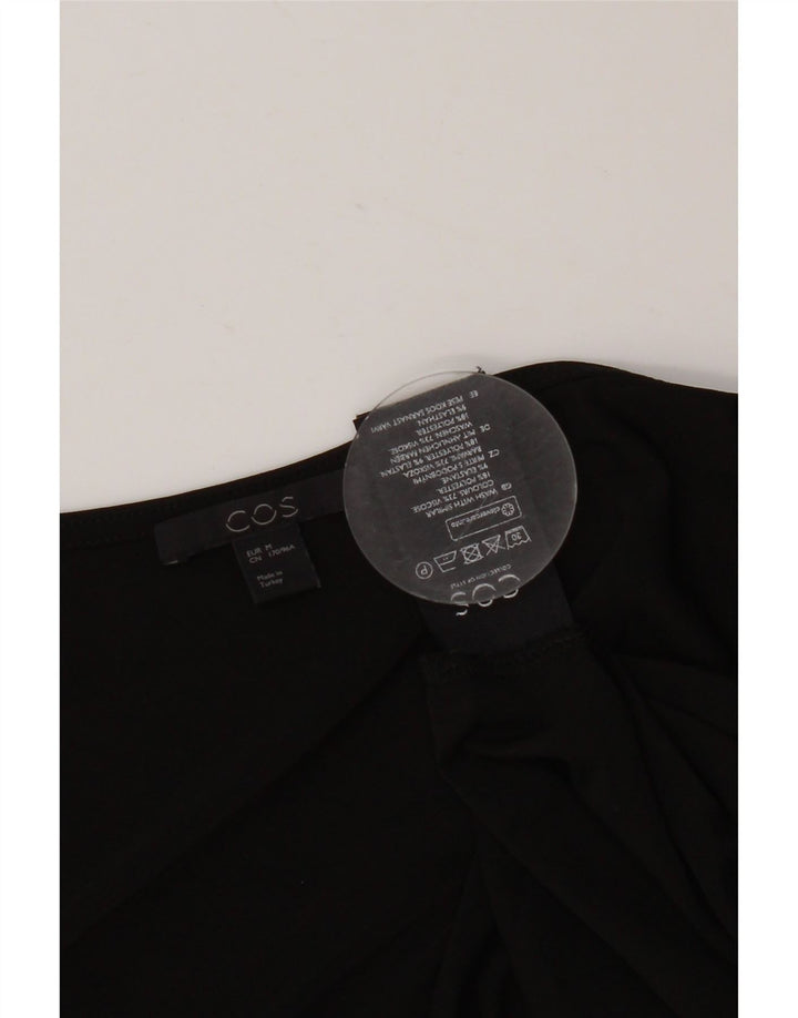 Top monospalla da donna COS UK 12 viscosa nera media