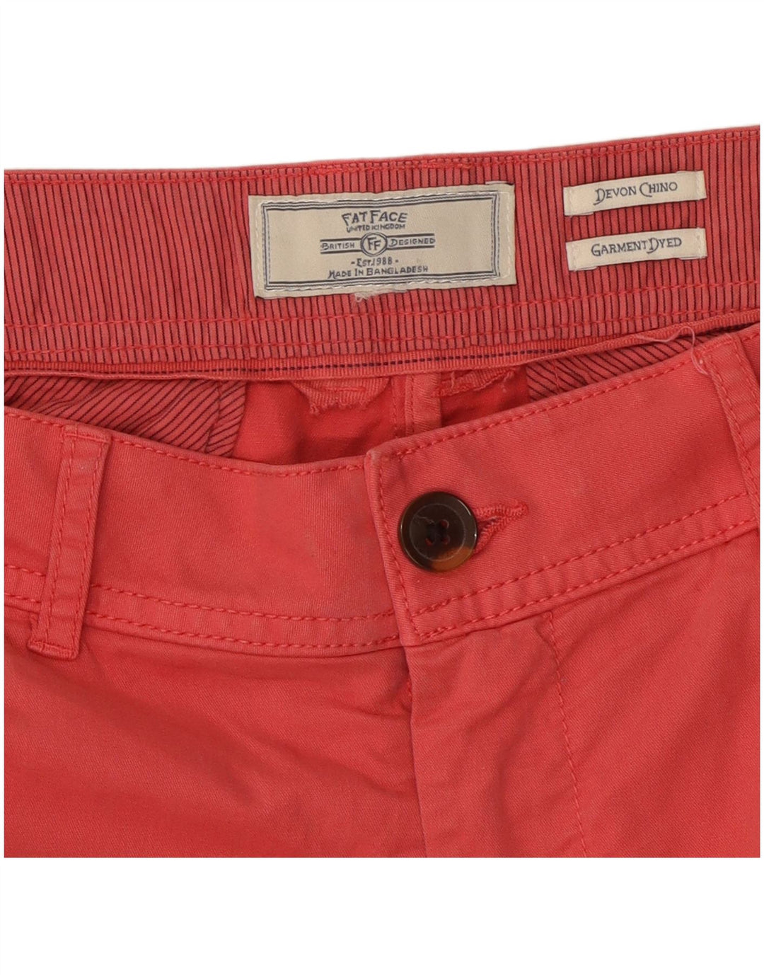 Pantaloni chino slim Devon Fat Face da donna W30 L26 Rossi