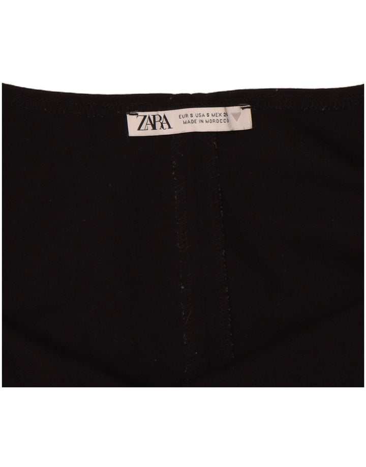 Abito tubino senza maniche da donna Zara UK 8 piccolo nero
