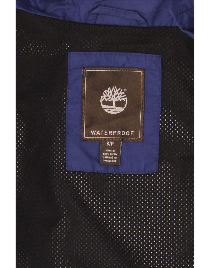 Giacca a vento con cappuccio da uomo Timberland UK 36 Small Blue Colourblock