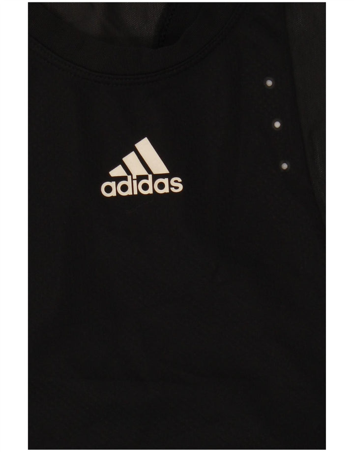Canotta Adidas da donna UK 12 media nera
