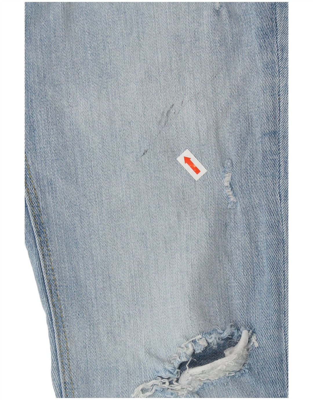 Jeans corti effetto invecchiato da donna Zara EU 40 medio W30 L25 cotone blu