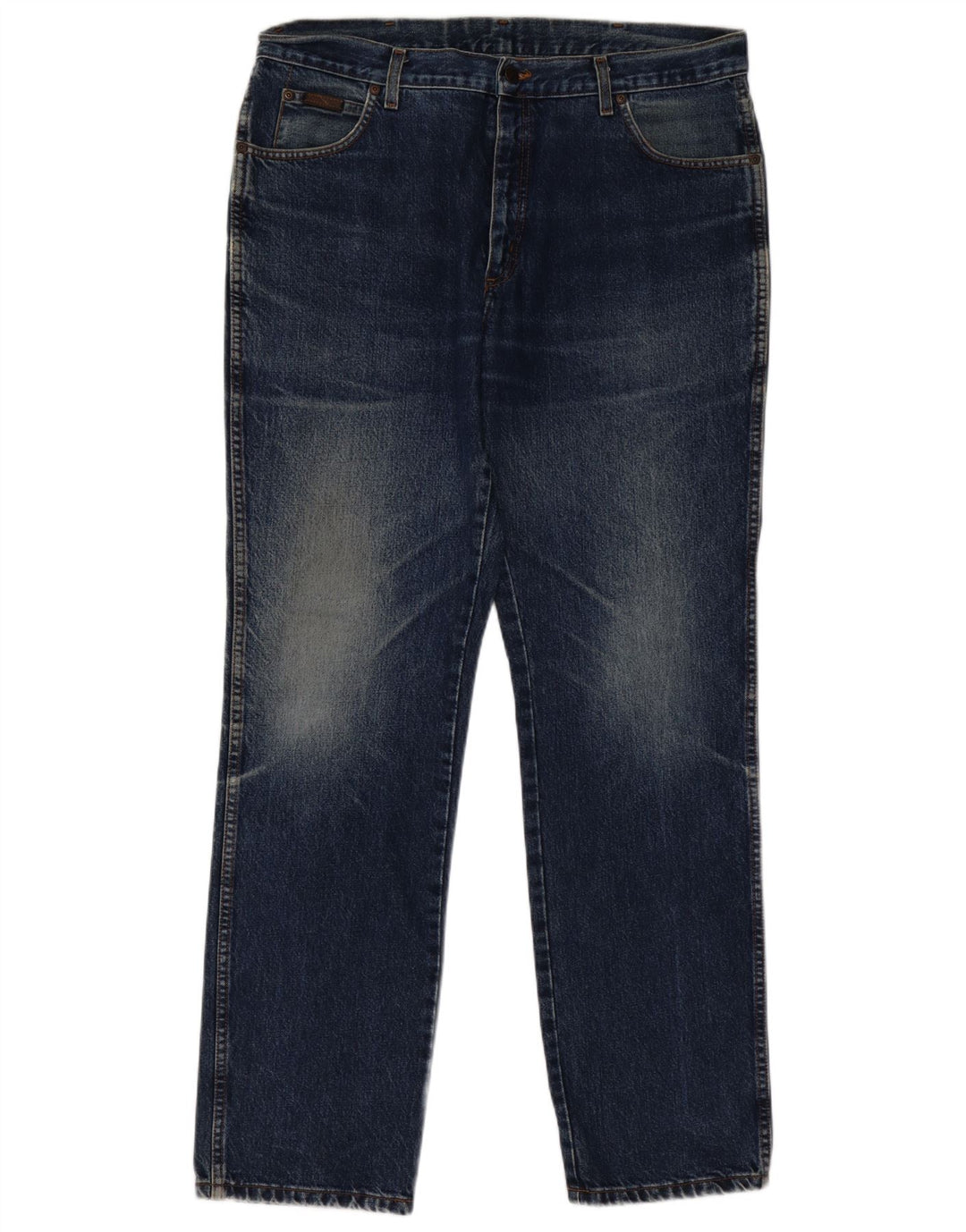 Jeans dritti da uomo Wrangler Texas W38 L34 cotone blu
