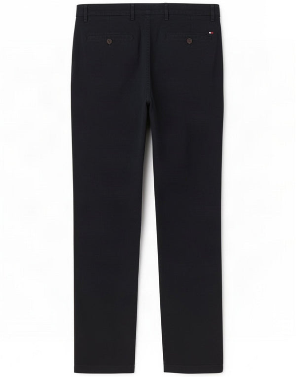Tommy Hilfiger Pantaloni chino slim da uomo W36 L32 blu navy in cotone