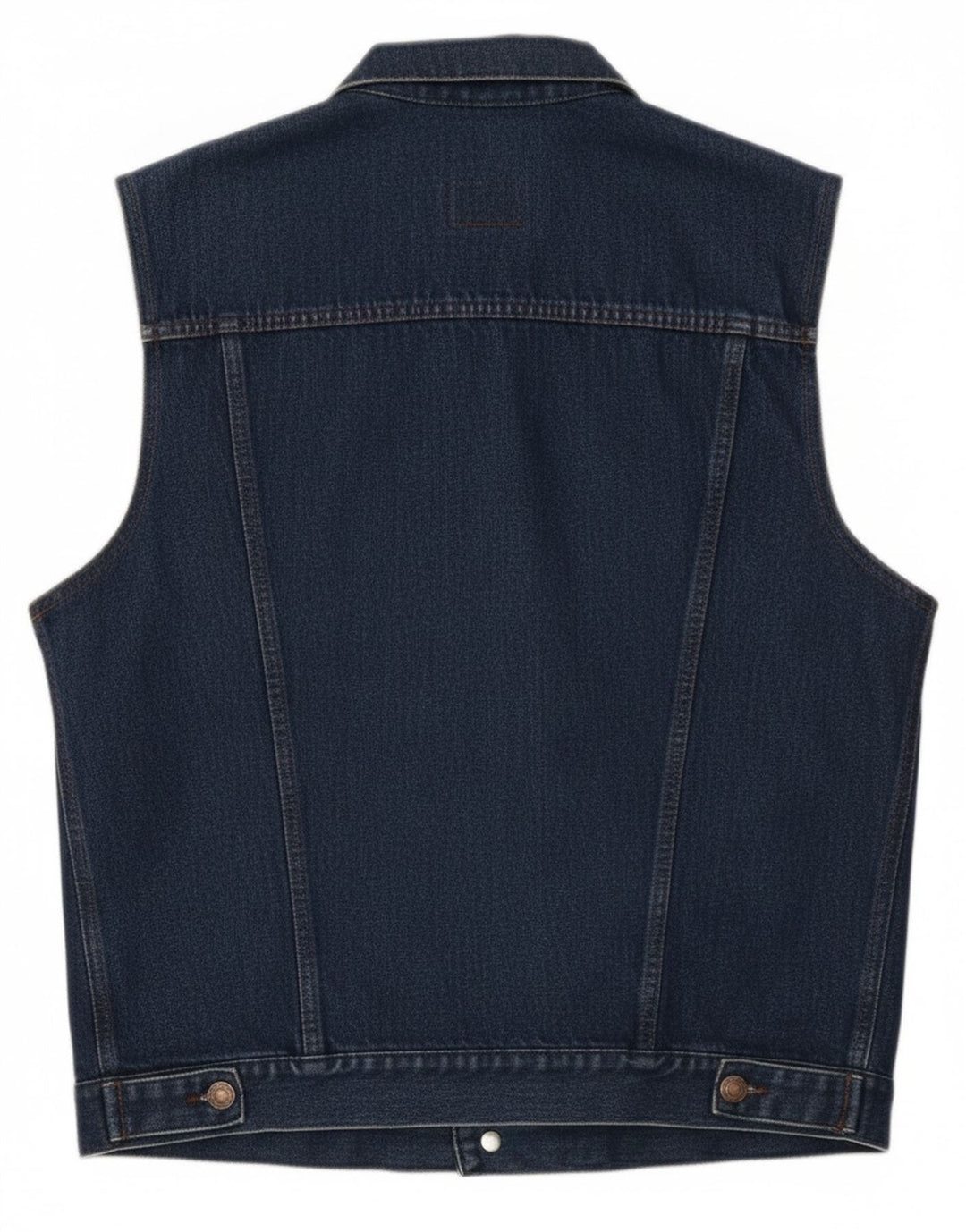 Gilet in denim da uomo Carrera UK 40 grande blu navy