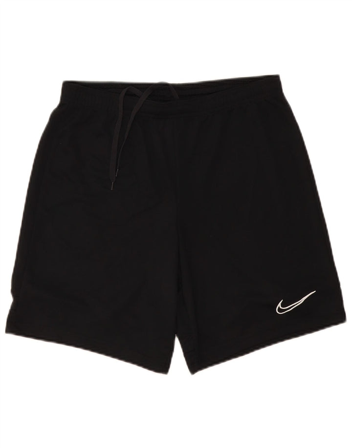 Pantaloncini sportivi Nike Dri Fit da uomo piccoli in poliestere nero