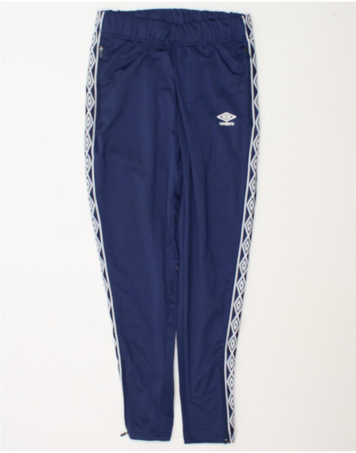 Tuta intera Umbro da uomo con grafica, poliestere color block medio blu navy