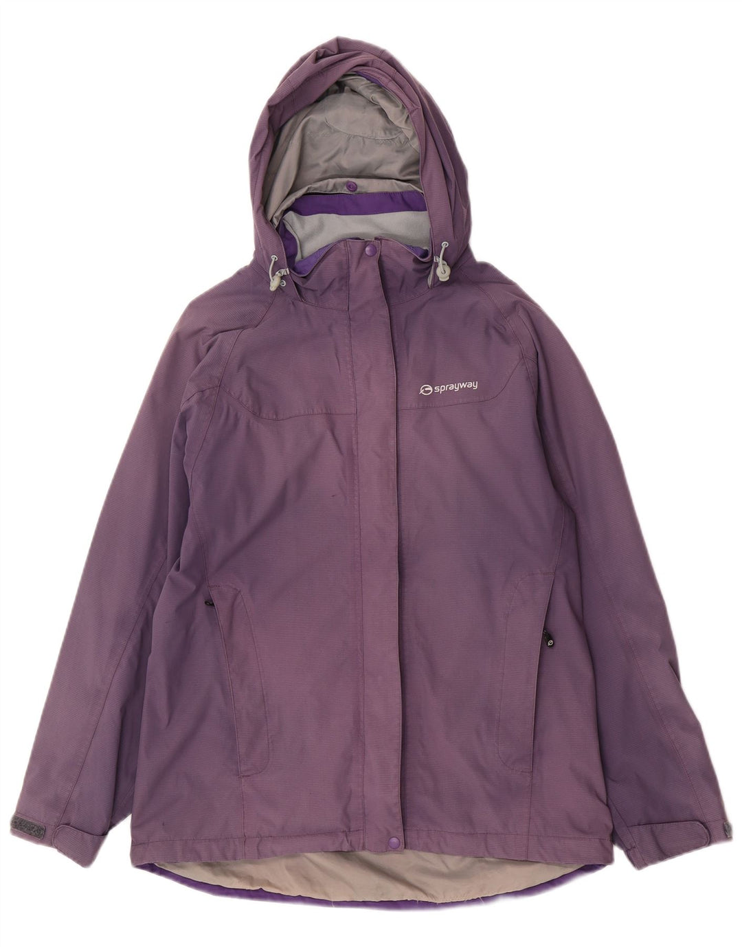 Giacca impermeabile con cappuccio da donna Sprayway UK 12 Poliammide viola medio