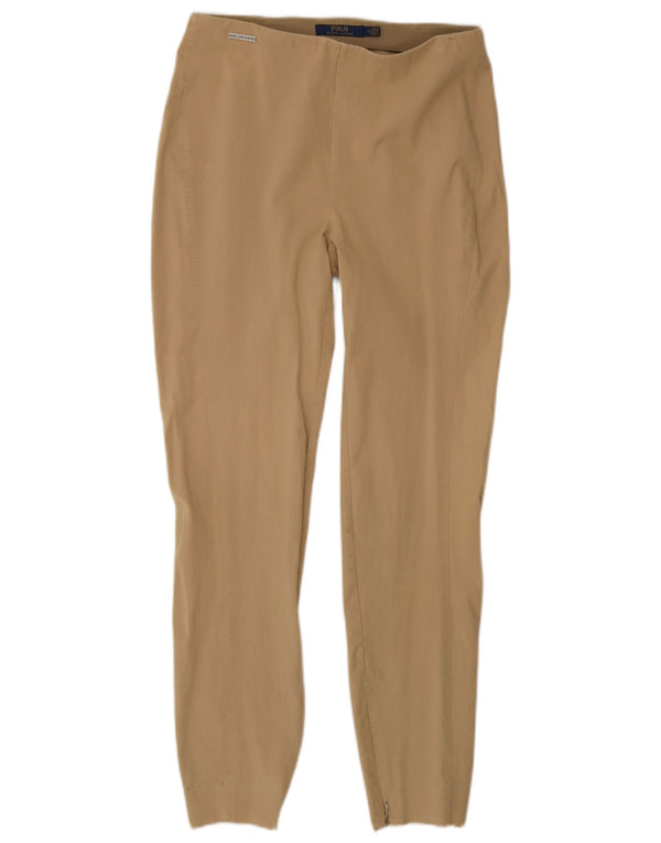 Pantaloni casual slim da donna Polo Ralph Lauren US 4 Small W24 L28 Beige