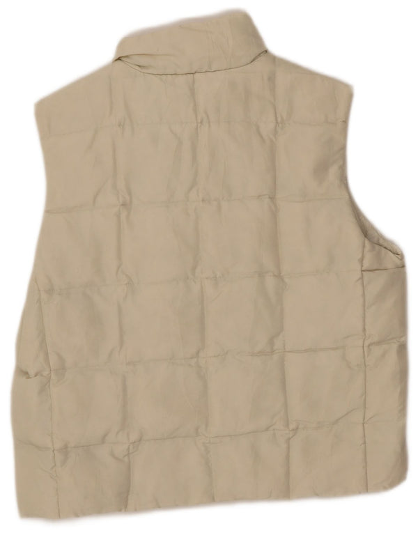 Gilet imbottito da donna MURPHY & NYE UK 14 poliammide medio bianco sporco