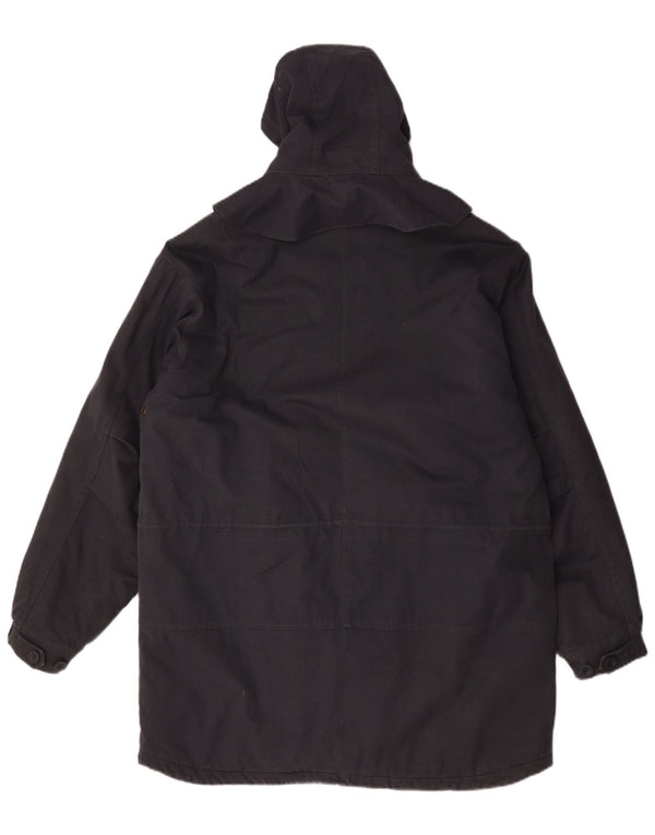 Giacca Parka con cappuccio da uomo Marks & Spencer UK 42 XL Blu navy