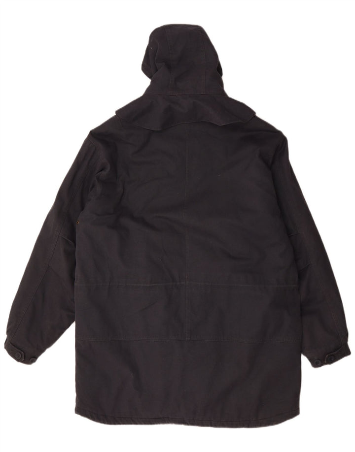 Giacca Parka con cappuccio da uomo Marks & Spencer UK 42 XL Blu navy