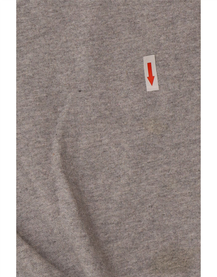 Topshop Felpa grafica da uomo Maglione piccolo cotone grigio