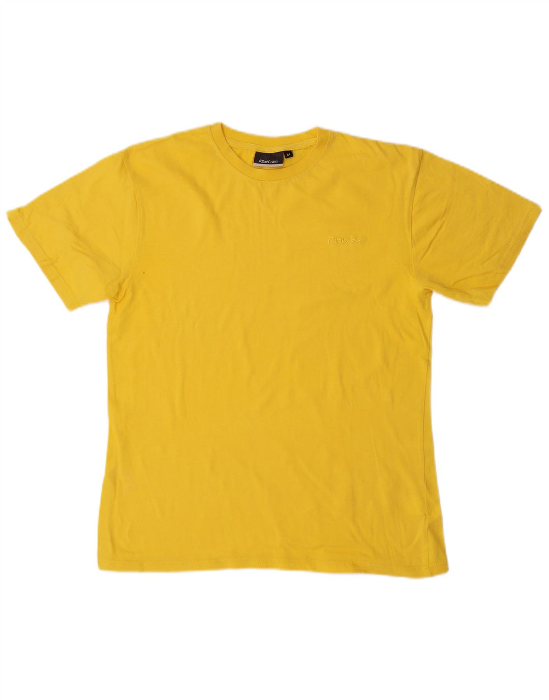 T-shirt Reebok da uomo Top in cotone giallo medio