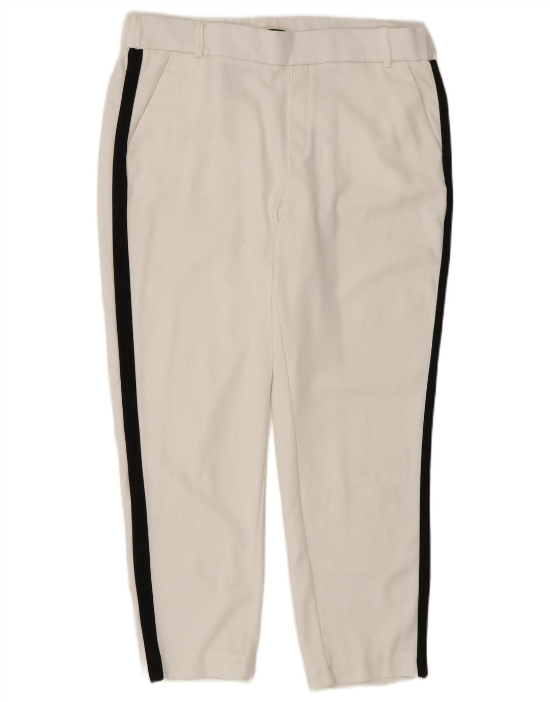Pantaloni corti da donna Zara medi W28 L24 color block bianco