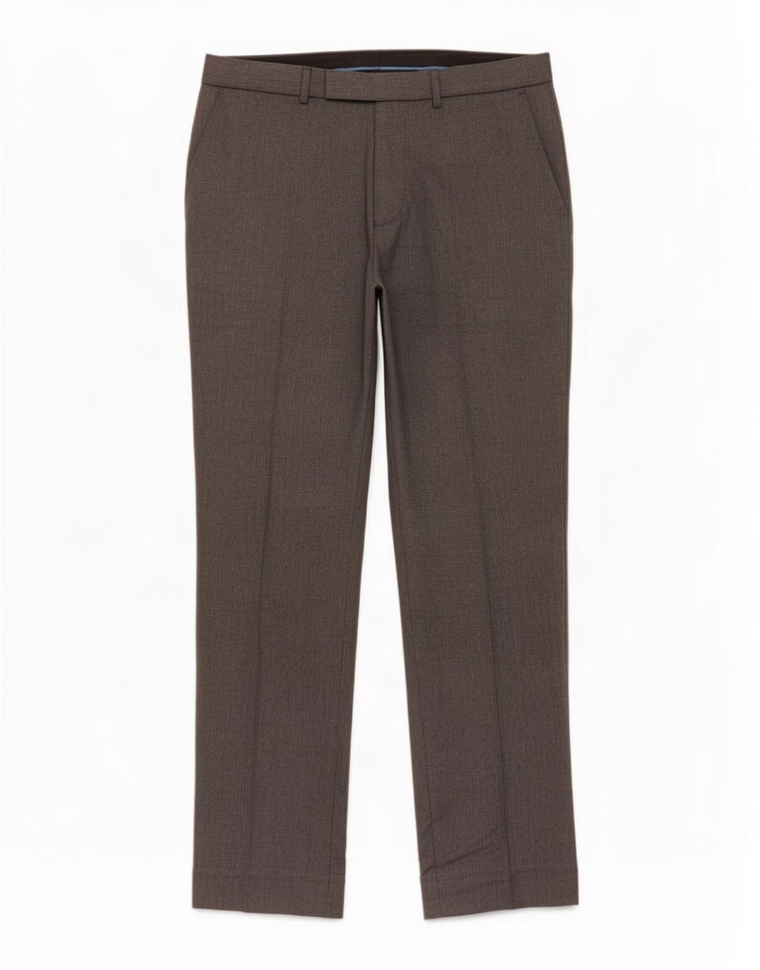 Pantaloni chino dritti da uomo Marks & Spencer W34 L31 poliestere grigio