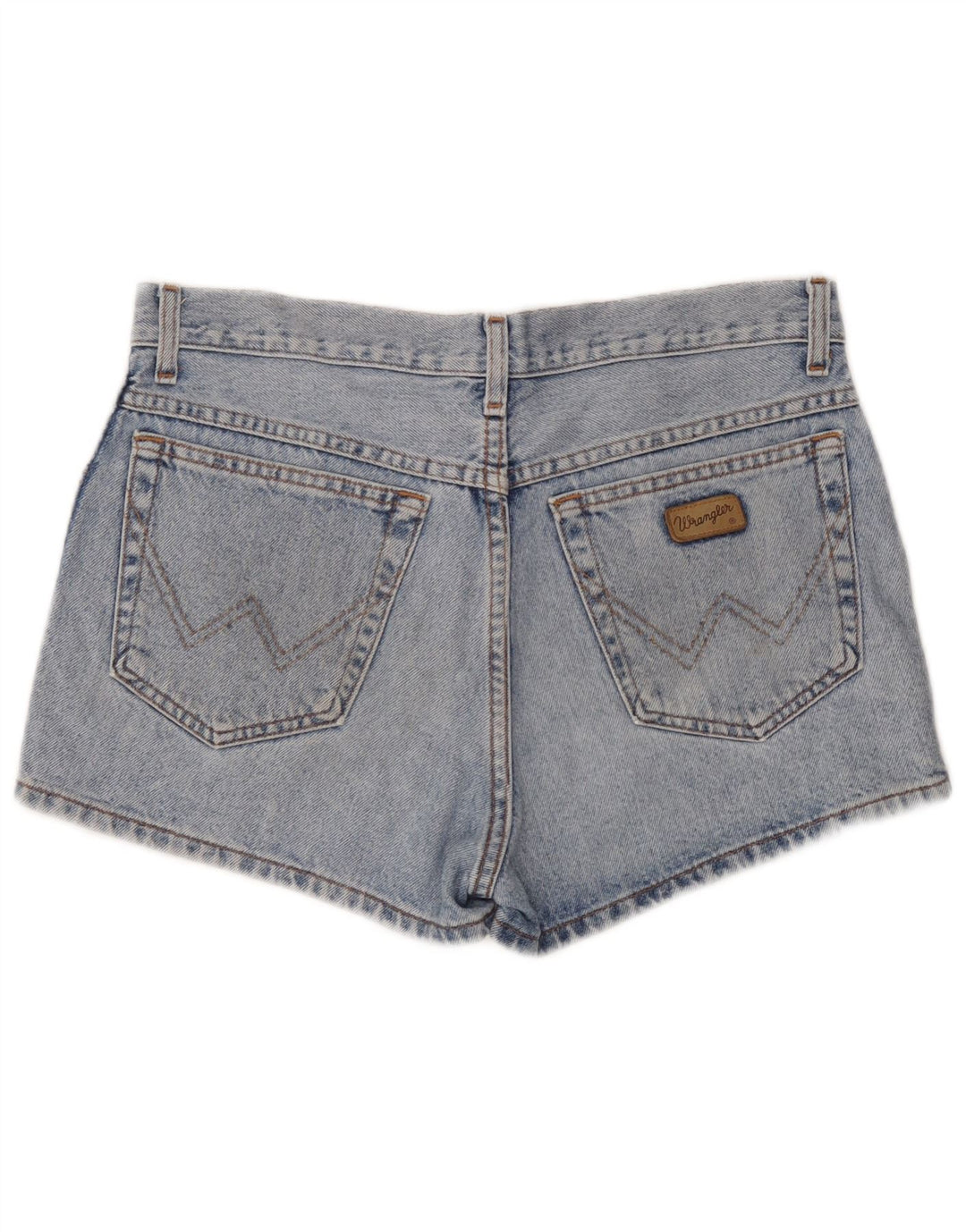 WRANGLER Womens Denim Shorts W32 Large Blue
