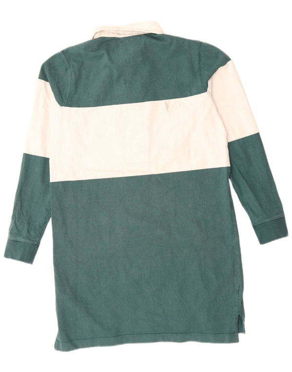 Abito polo grafico da donna Superdry UK 12 Cotone color block verde medio