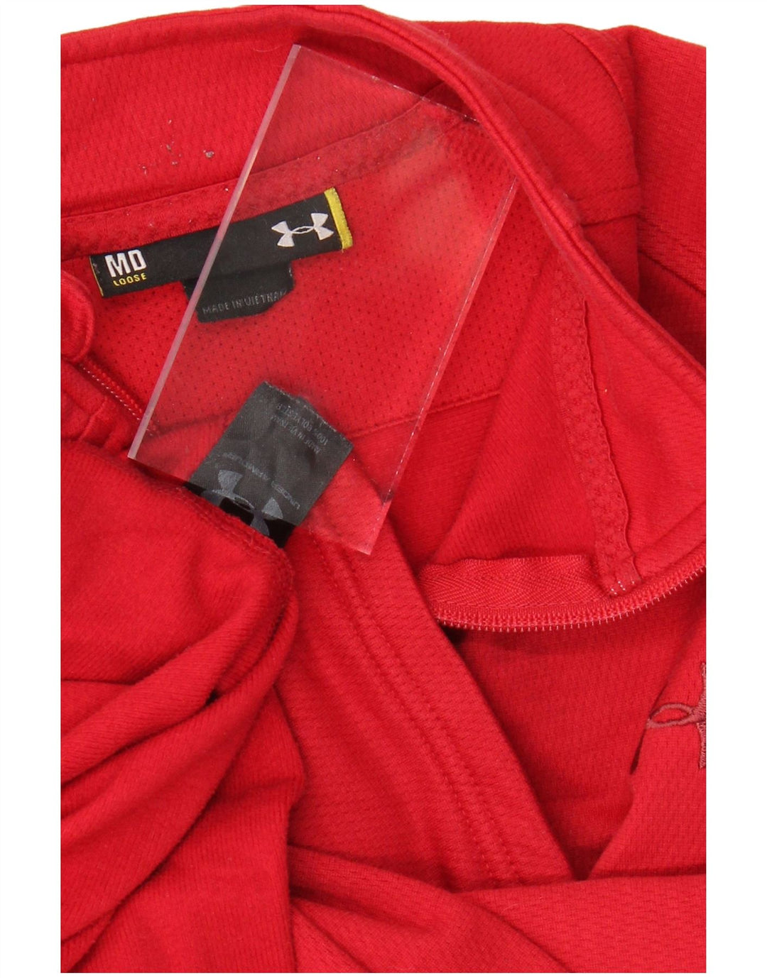 Giacca da ginnastica da donna dal taglio ampio UNDER ARMOUR UK 14 Medium Red