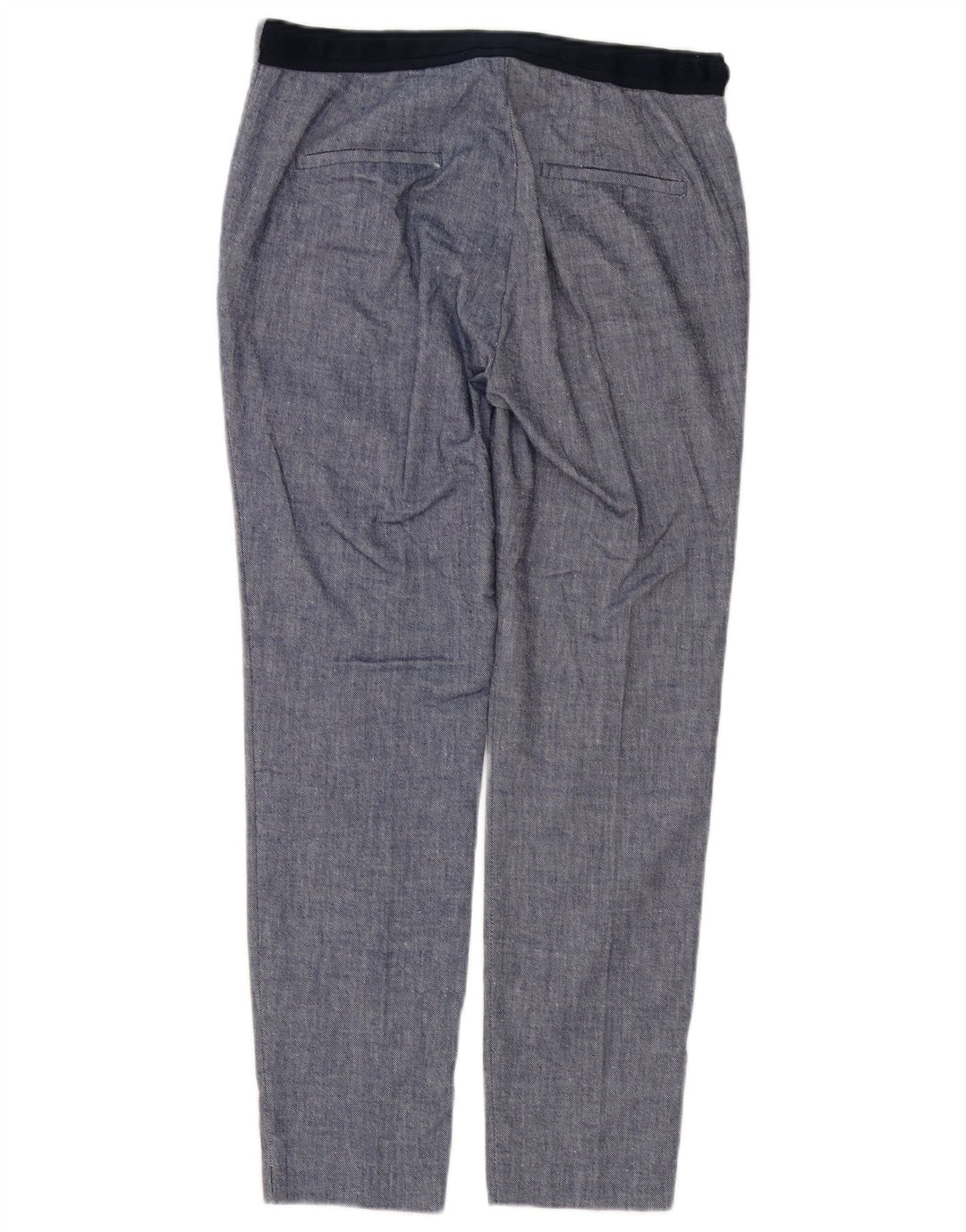Pantaloni chino slim da donna Zara medi W28 L27 blu color block