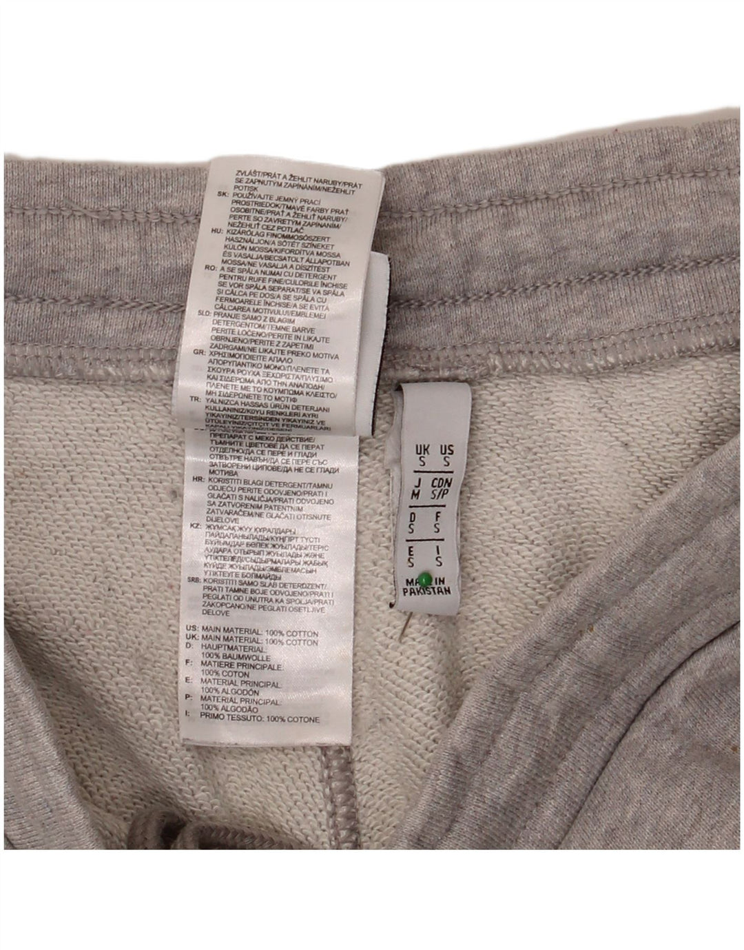 Pantaloncini sportivi da uomo ADIDAS piccoli in cotone grigio