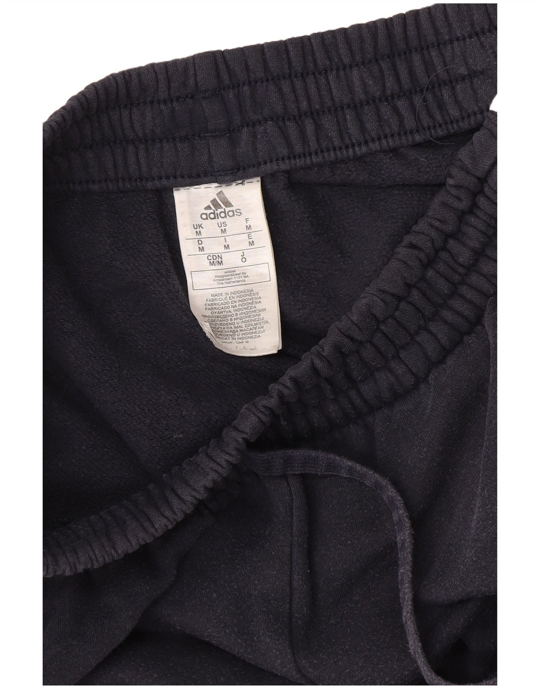 Pantaloni da tuta da uomo Adidas Joggers medi in cotone blu navy