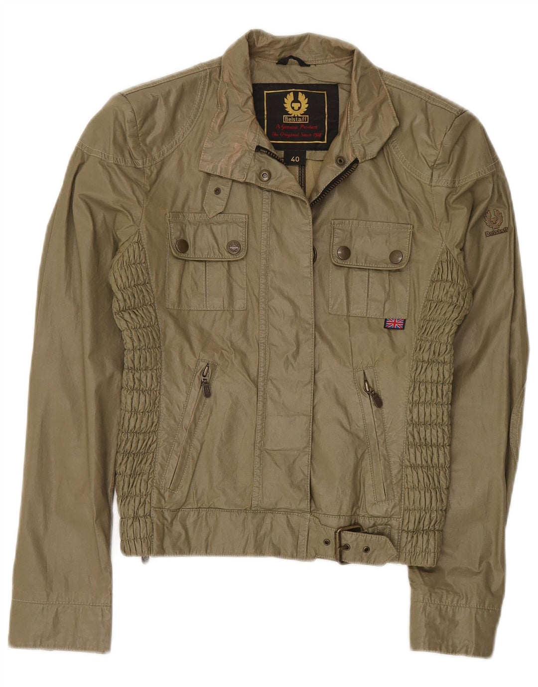 Giacca utility da donna Belstaff IT 40 Small Khaki Cotton