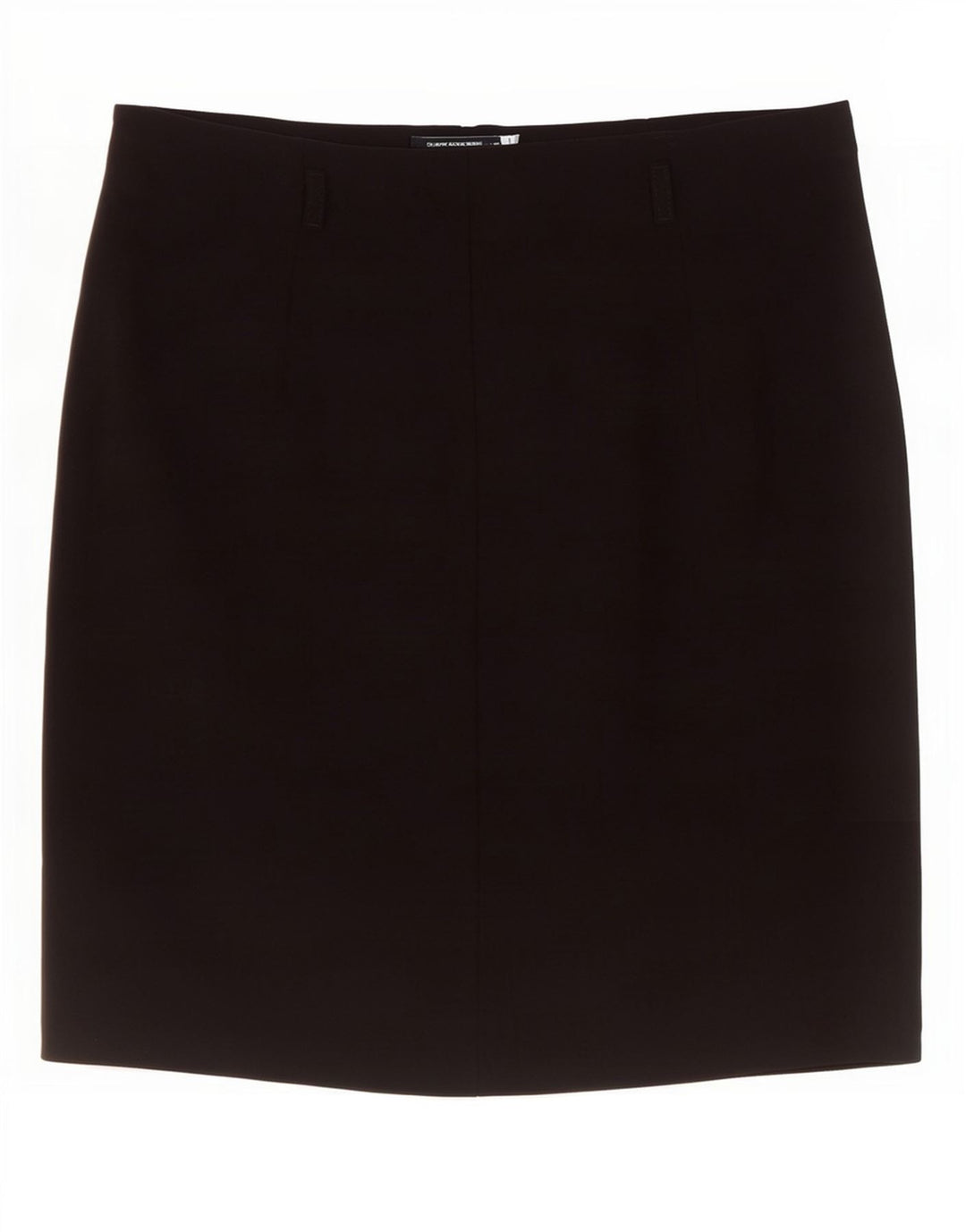 Gonna dritta da donna Marks & Spencer UK 8 piccola W28 poliestere nero