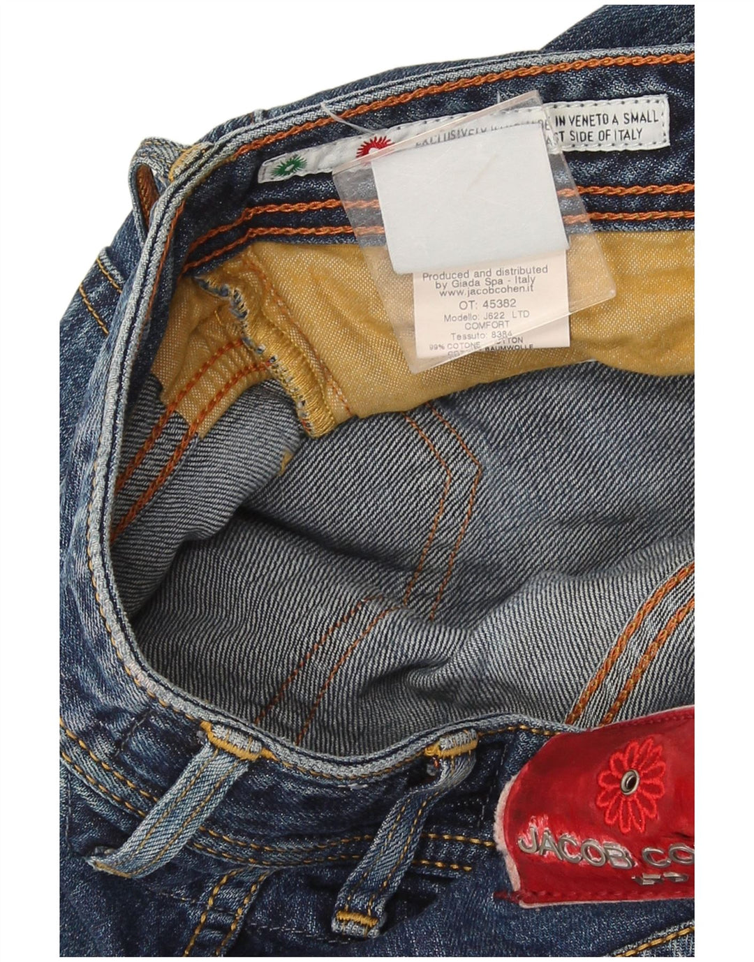Jacob Cohen Jeans slim fatti a mano da donna W31 L28 cotone blu