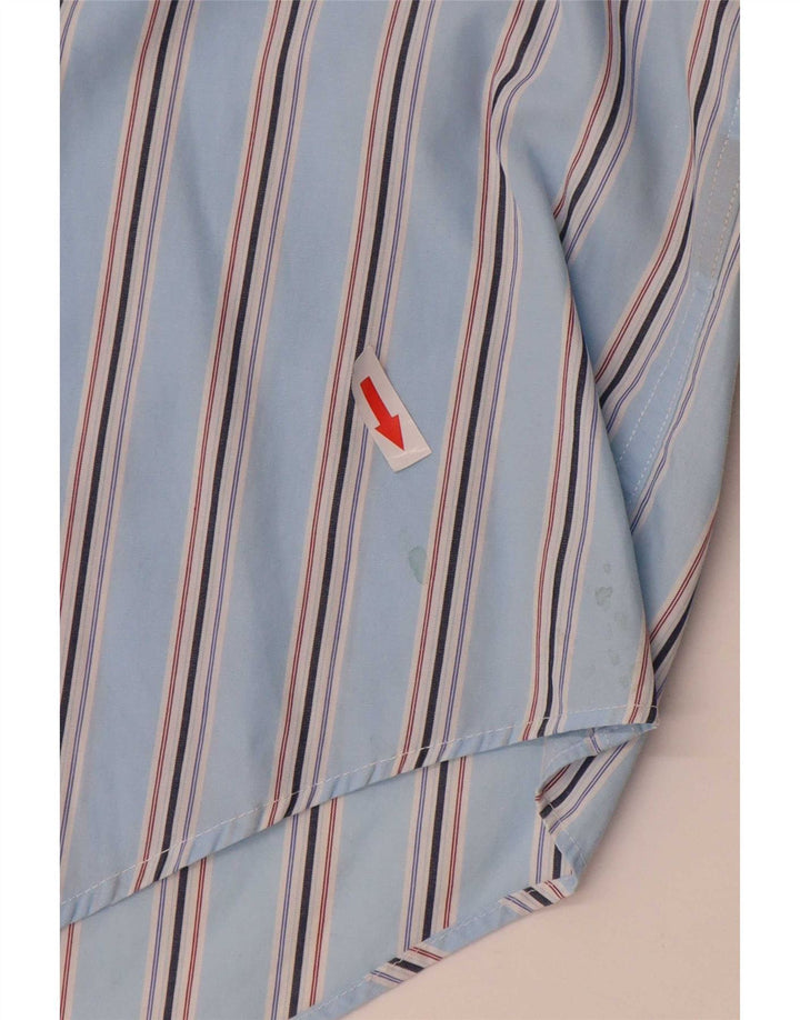 Camicia da uomo Nautica XL in cotone a righe blu