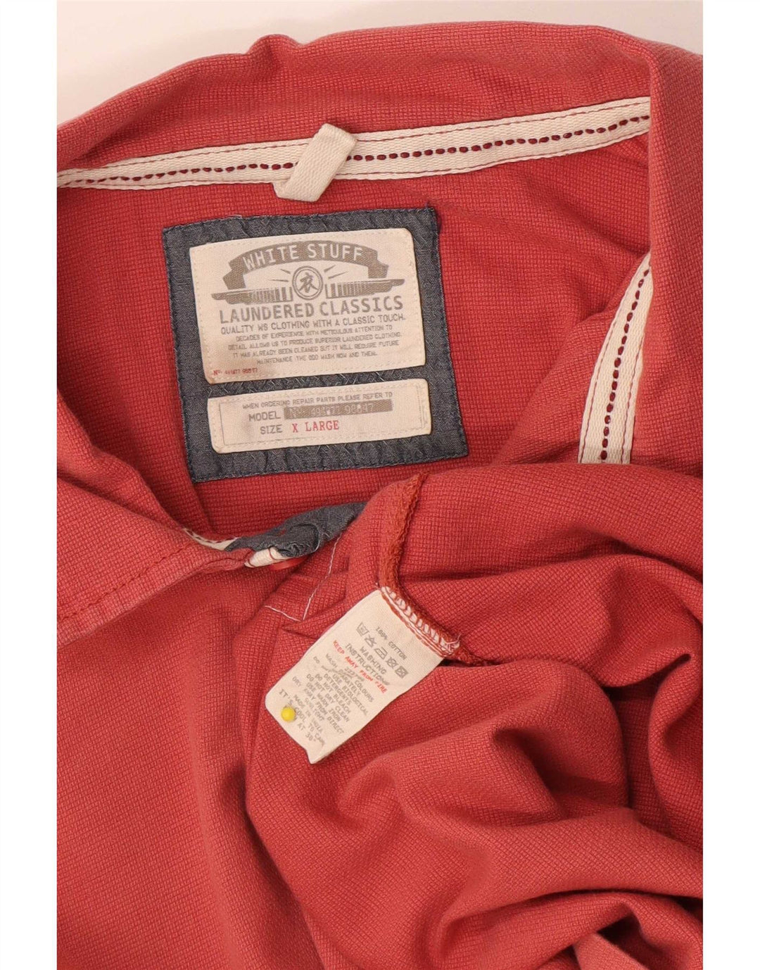Polo da uomo White Stuff XL in cotone rosso