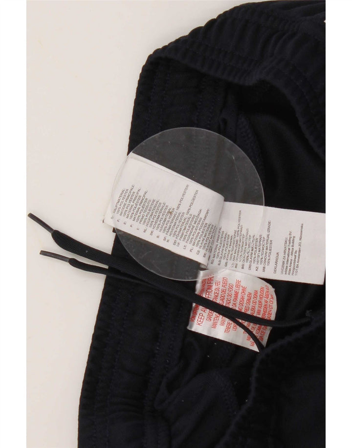 Pantaloni della tuta da ragazzo Adidas 13-14 anni in poliestere blu navy