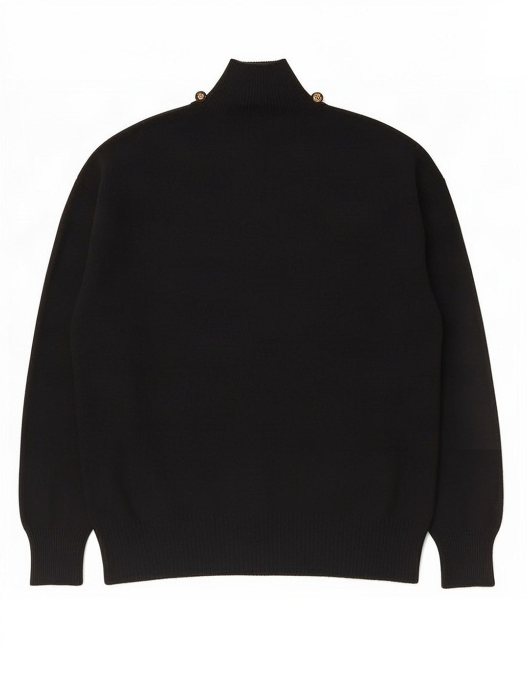 Maglione maglione a collo alto da donna Marks & Spencer UK 12 medio nero