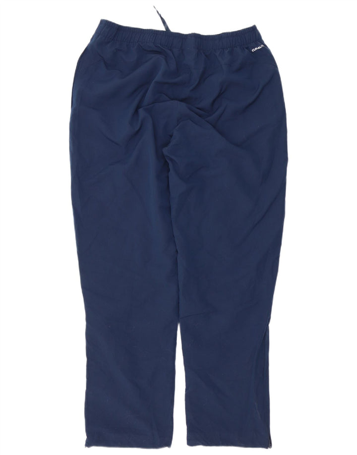 Pantaloni da tuta Adidas Climalite da uomo XL in poliestere blu navy