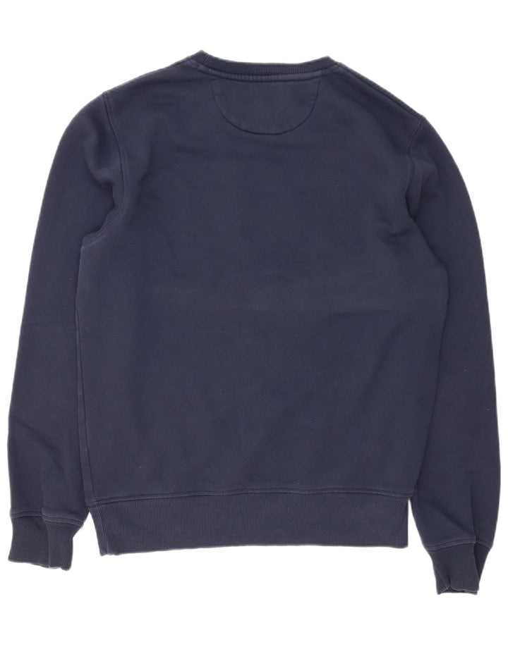 Gant Felpa grafica da uomo Maglione grande cotone blu navy