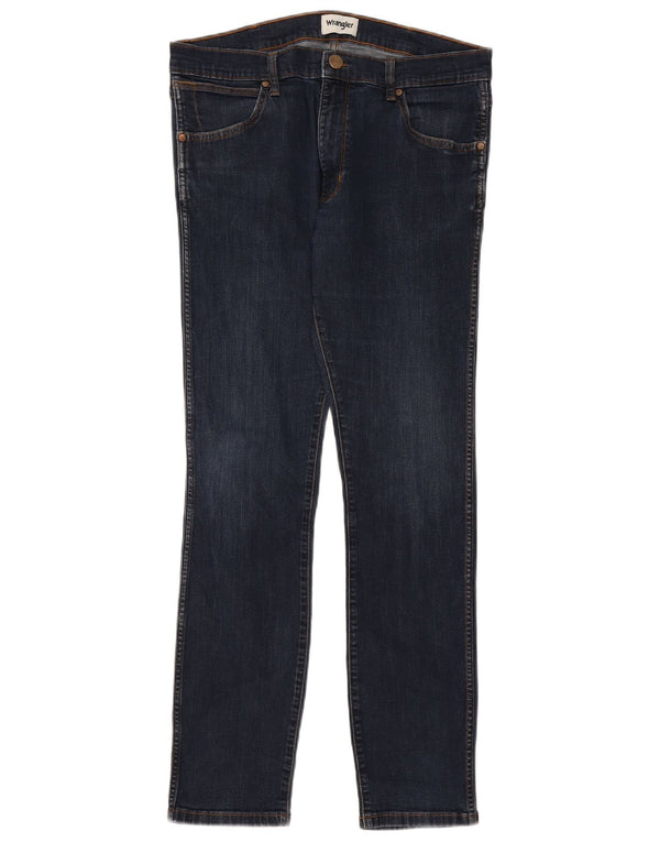 Jeans slim affusolati Larston da uomo Wrangler W34 L34 cotone blu navy