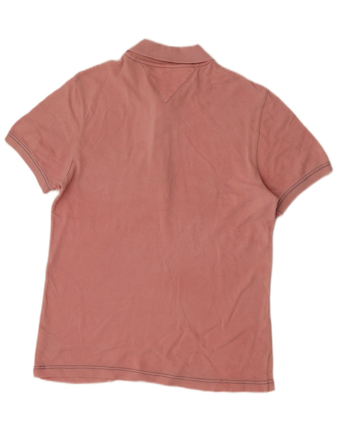 Polo da uomo Tommy Hilfiger in cotone rosa medio