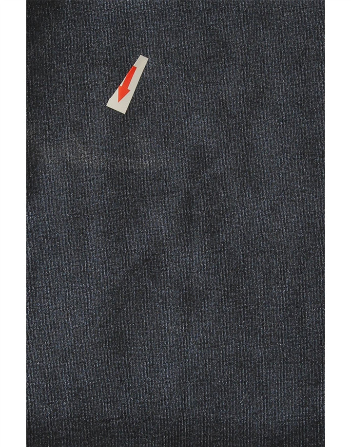 Top corto da donna Zara UK 18 XL poliestere blu navy