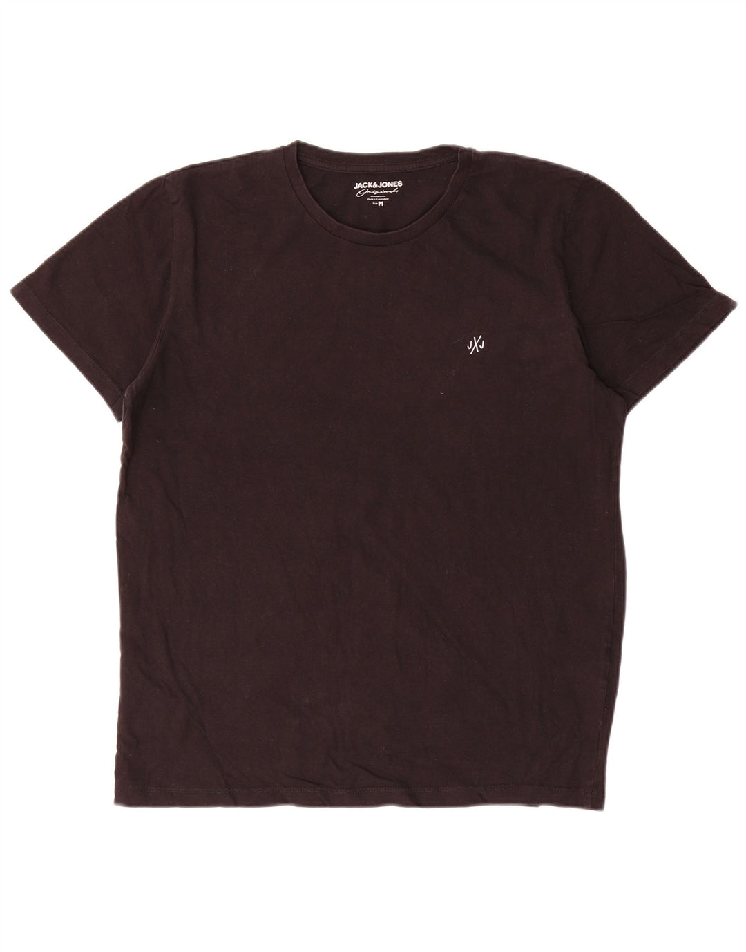 T-shirt da uomo Jack & Jones Top in cotone nero medio