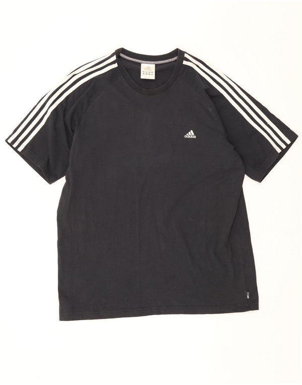 T-shirt da uomo Adidas Top XL blu navy in cotone
