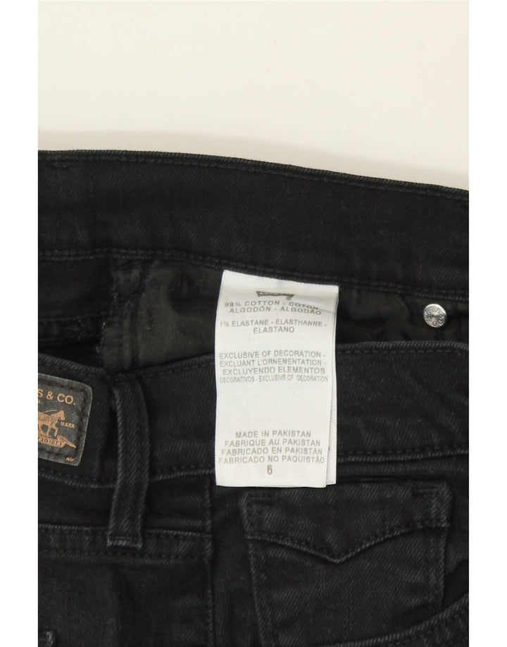LEVI'S Womens Denim Shorts US 6 Medium W28  Black Cotton Vintage Levi's and Second-Hand Levi's from Messina Hembry 