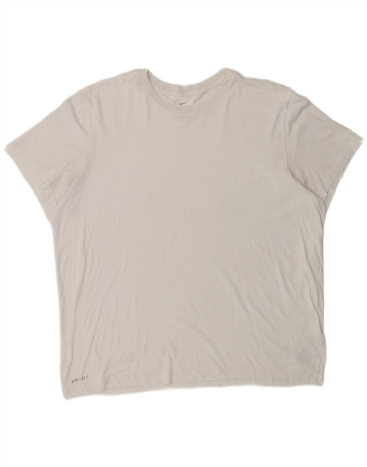T-shirt da uomo Nike Top XL in cotone bianco