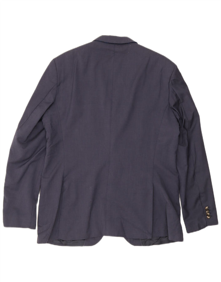 Giacca blazer a 2 bottoni sartoriale da uomo Tommy Hilfiger IT 54 2XL Blu navy